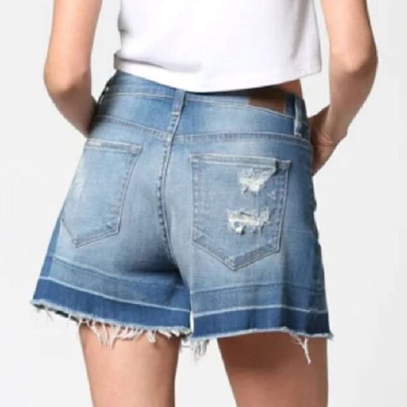 Nordstrom Hidden Jeans Sofie Mom Shorts Women’s Medium - Picture 2 of 8